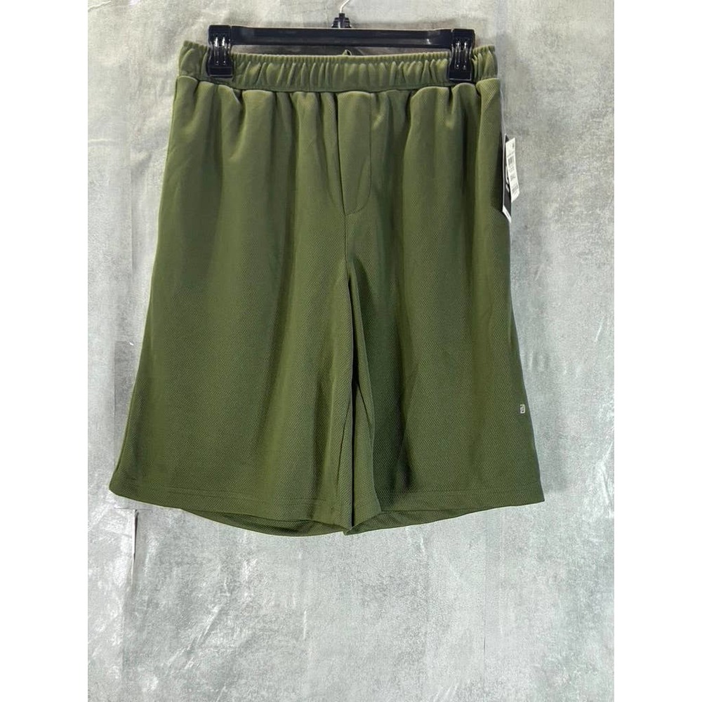 ID Ideology Men's Native Green Mesh Break Elastic Waist Pull-On Shorts SZ S